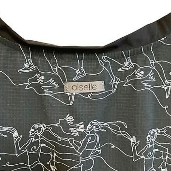 Oiselle her‎ story womens run art print active running shirt tee short sleeve - Picture 6 of 6